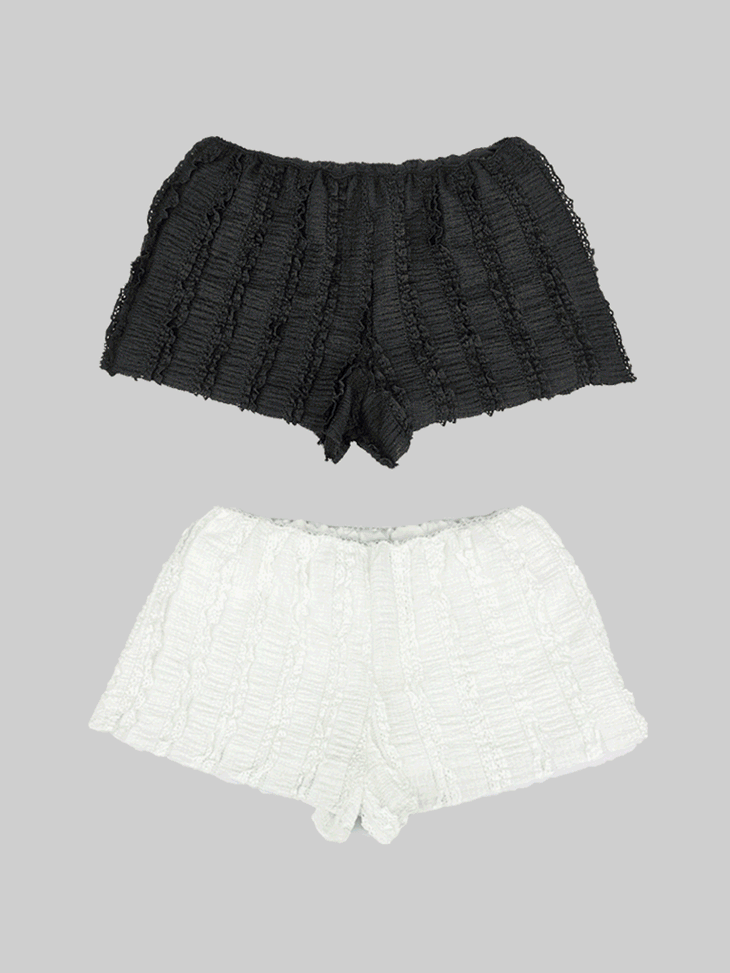 앤들리 (2color) 비너스 캉캉 마이크로 레이스 미니 쇼츠