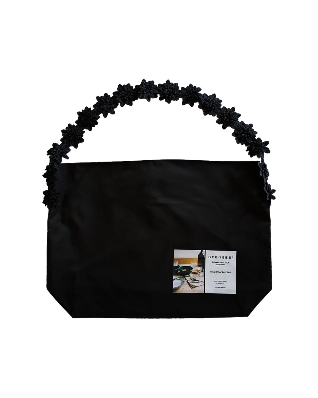 Flower STRAP EASY BAG (Black)