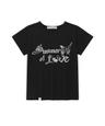 W SOL SS TEE[BLACK]