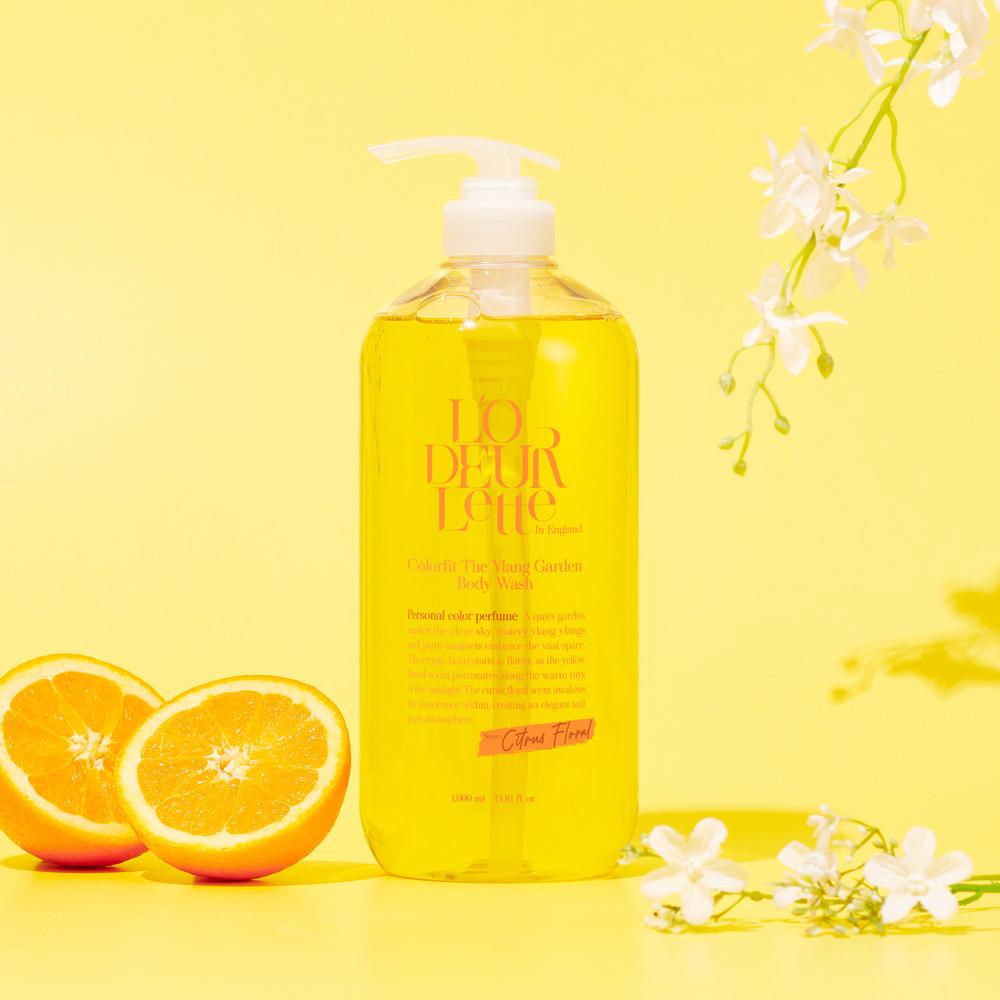 로더렛 바디워시 향좋은 바디워시 약산성 등드름 퍼퓸 대용량 더 일랑 가든 1000ml