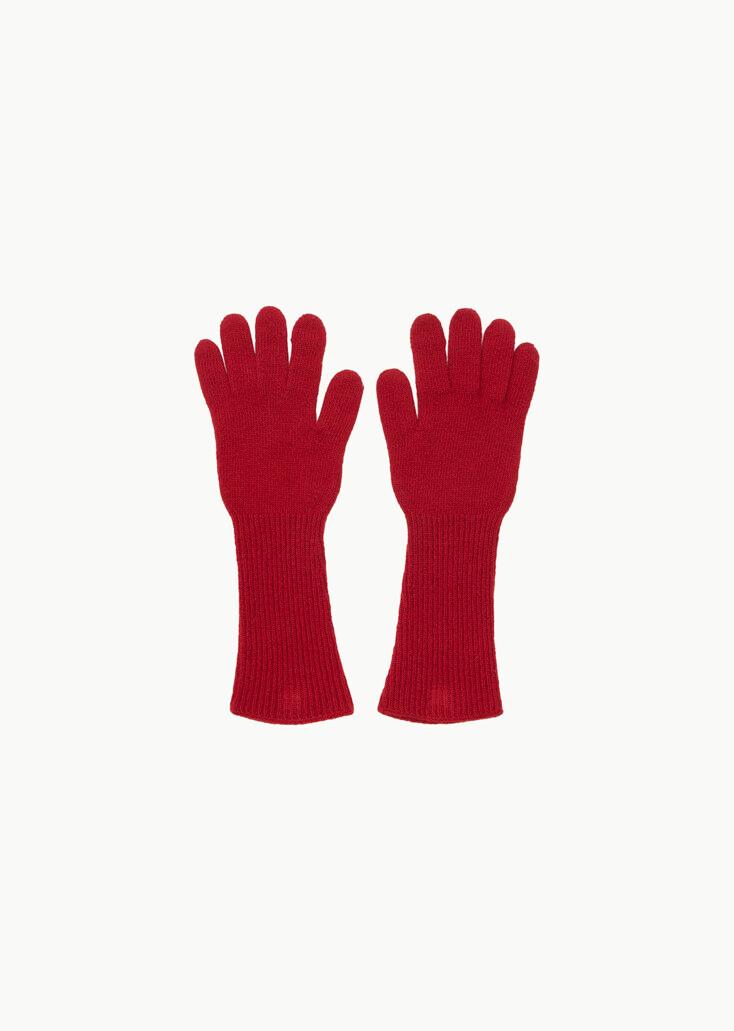 FINGERHOLE GLOVES (RED)