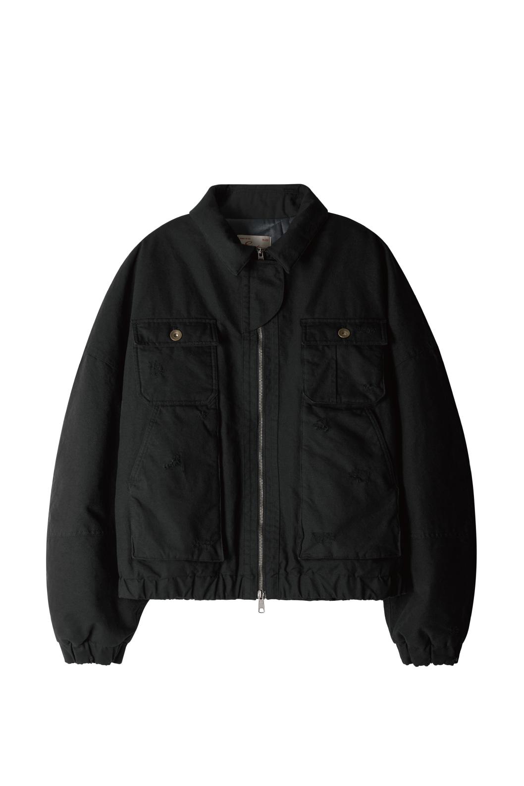 DESTROYED PADDED BOMBER (BLACK)