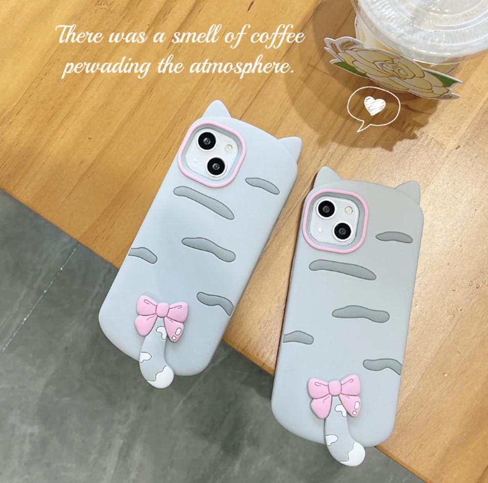 냥궁뎅이 아이폰 실리콘 케이스 낄맛난다