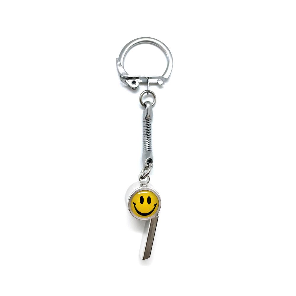 [ 스마일 키링 ] LOLOL smile key ring. 우니88 스마일 호루라기 키링 목걸이 바지 가방 열쇠고리 호신용품 유니크 커플 친구 생일 선물 스트릿 귀여운 특이한 소품