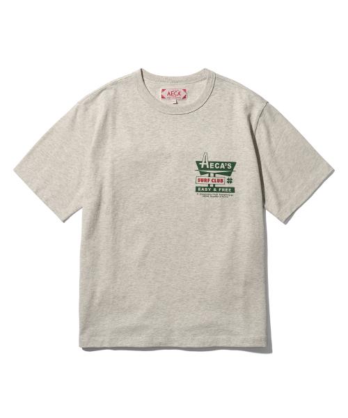 AECA SURF CLUB HALF SLEEVE-OATMEAL