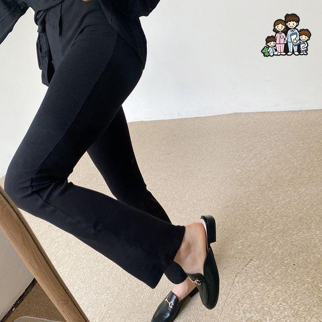 800321 잠옷바지 여자잠옷 레깅스 부츠컷 쫄바지 9부 긴바지 파자마 홈웨어