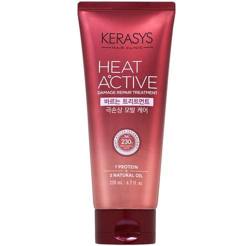 케라시스 히트 액티브 극손상 바르는 트리트먼트, 220ml, 1개 - 헤어에센스/오일 | 쿠팡