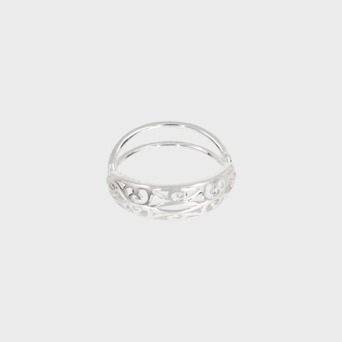 [silver925] dual emblem ring-silver