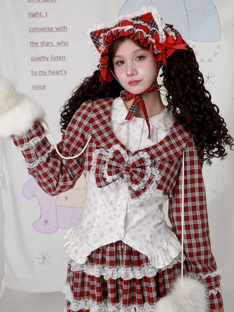 Girly Bow Long-Sleeve Jacket【s0000014104】