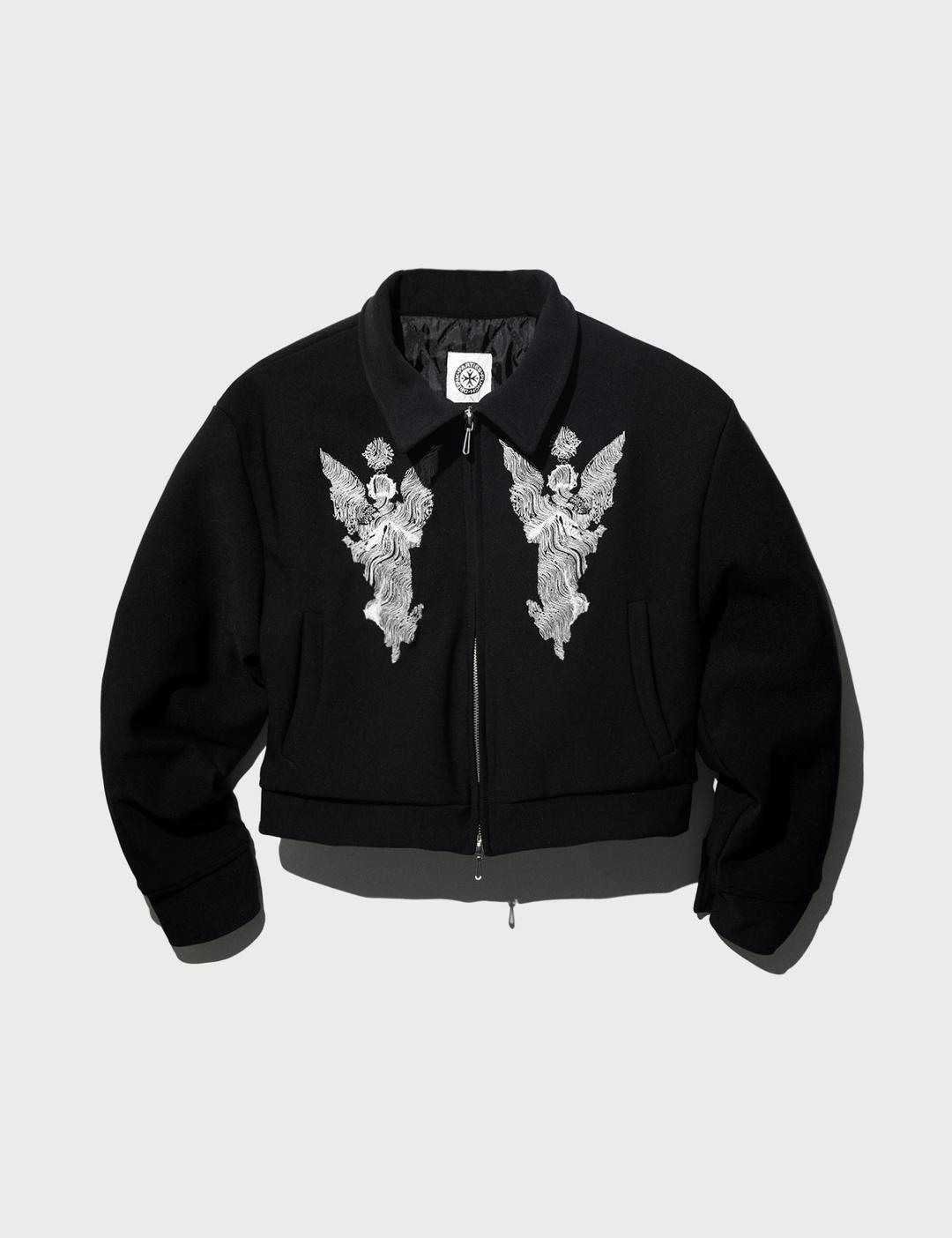 Monad Forming Crop Jacket (BLACK)