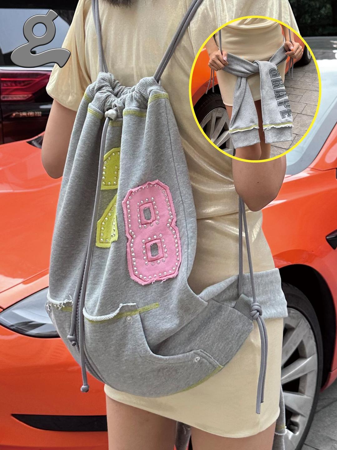 Sleeve Drawstring Bag