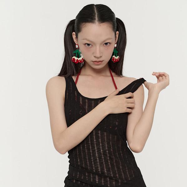 Mesh Slim Fit Sleeveless