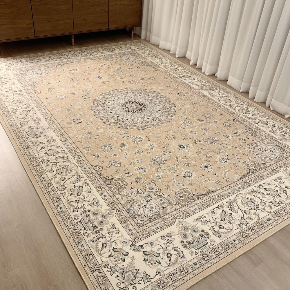 북유럽 사계절 워셔블 먼지없는 페르시안 에스닉 거실 침대 대형 러그 카페트