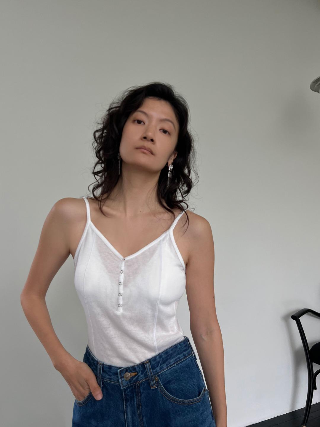 C/A 스냅 바디수트 [화이트]