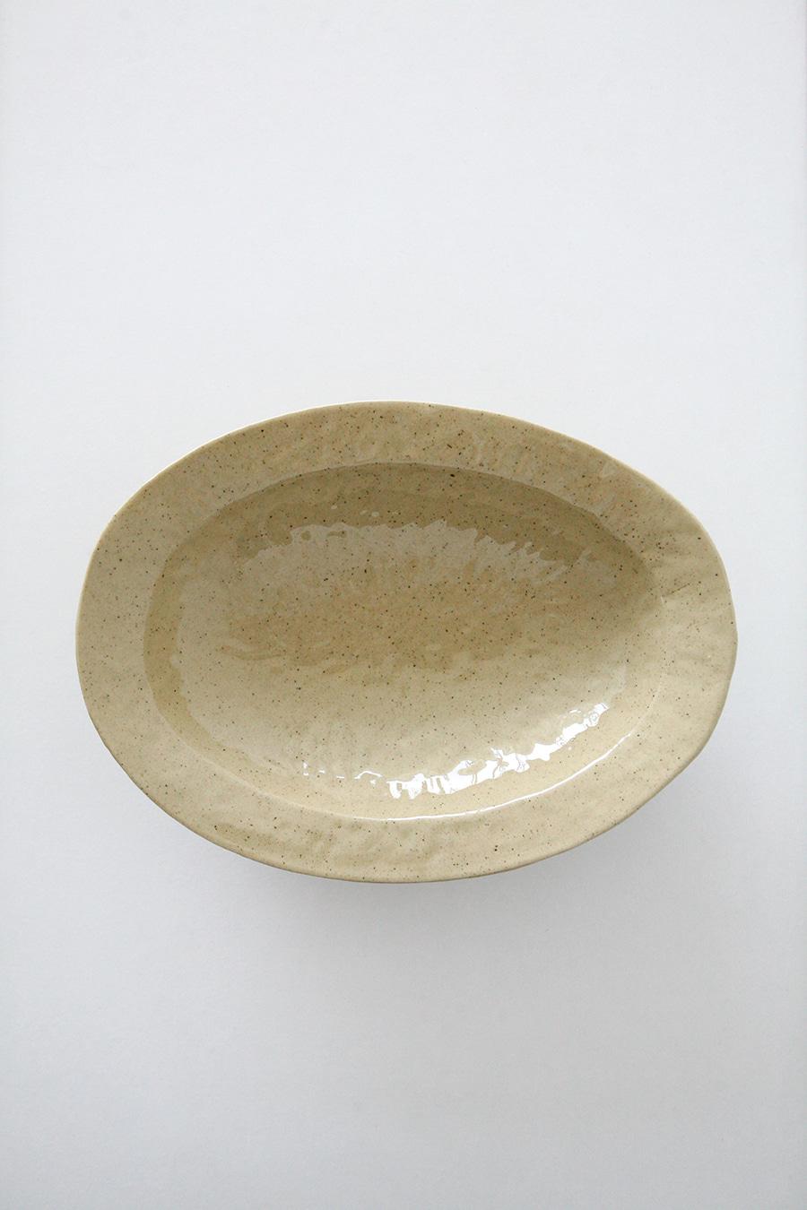 Warm Beige Oval 카레접시