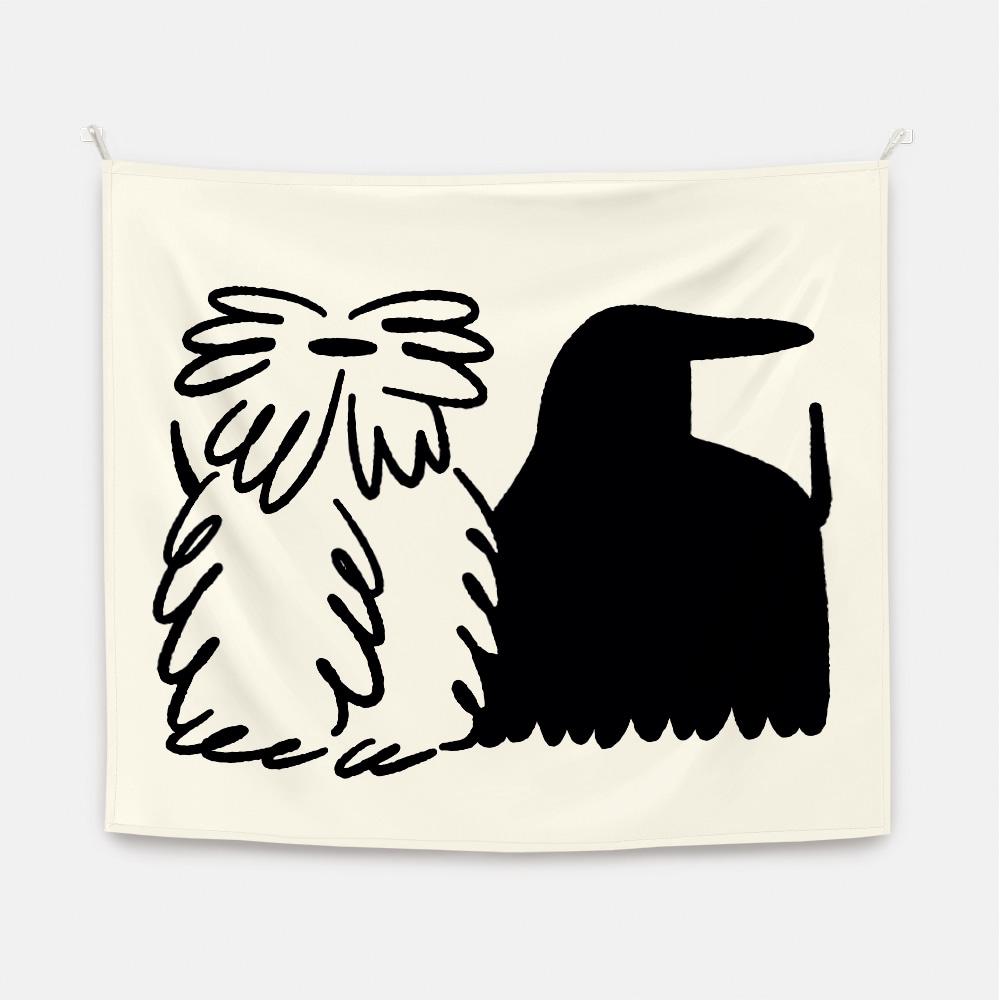 Shadow Friend 패브릭 포스터 대형