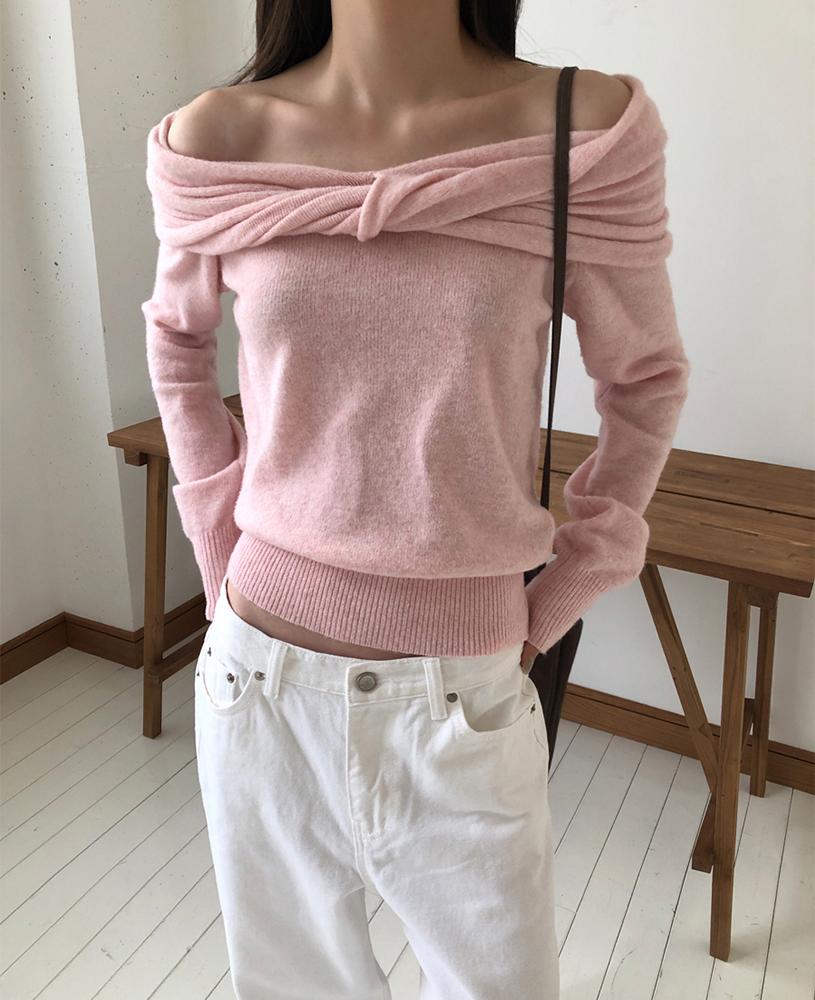 [NEW! 수요일밤12시까지5%♥] Loving Knit Top (2colors)