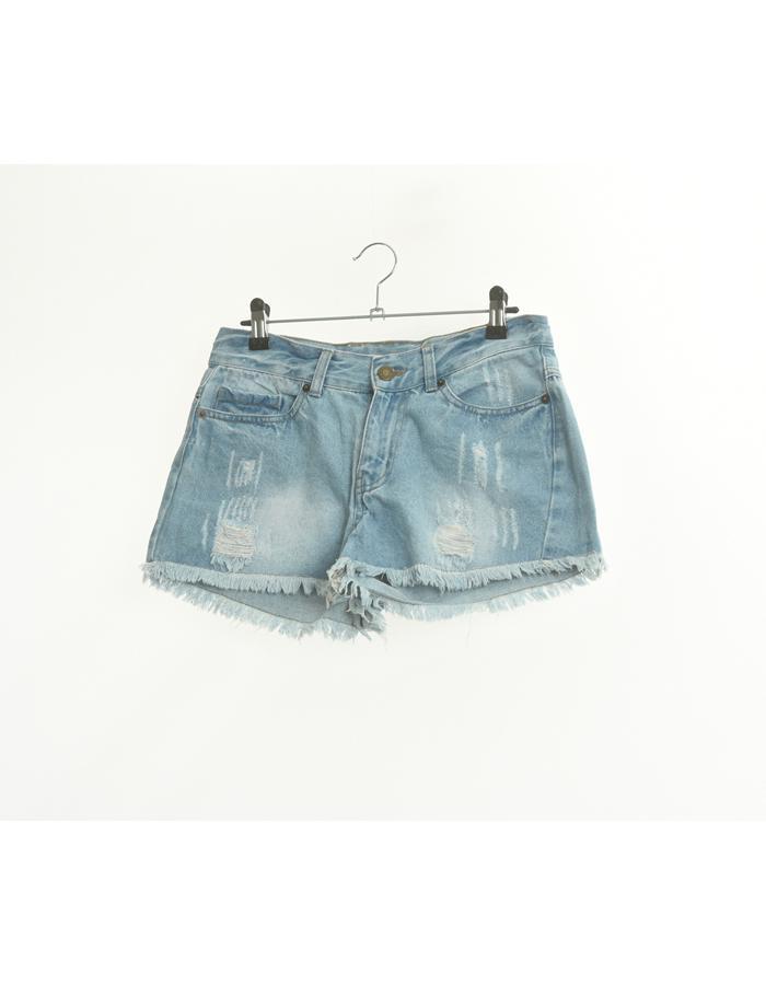 RETRO GIRL 프린지 데님 숏팬츠 / WOMAN M
