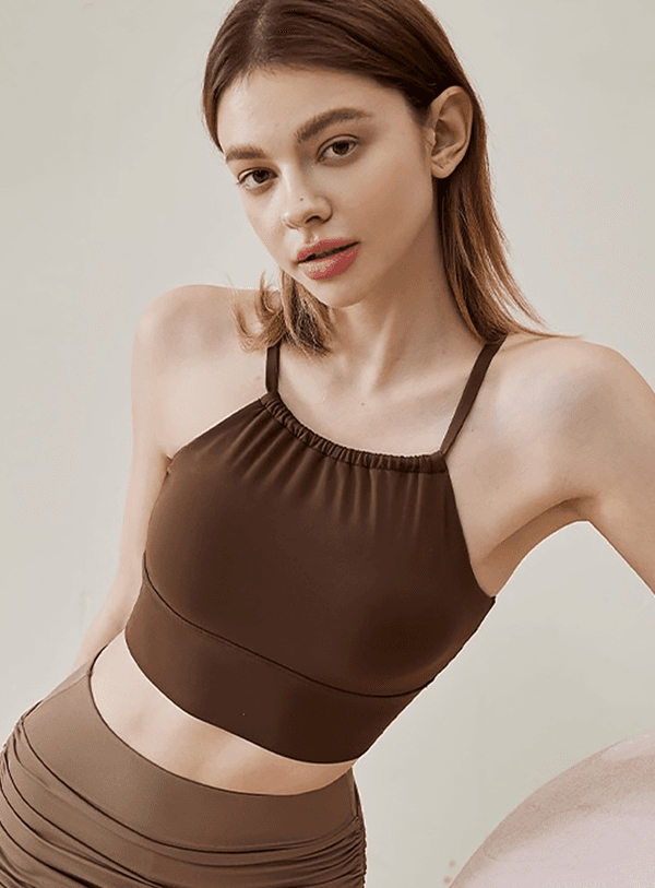 프리 투 홀터넥 브라탑 ( 4colors )