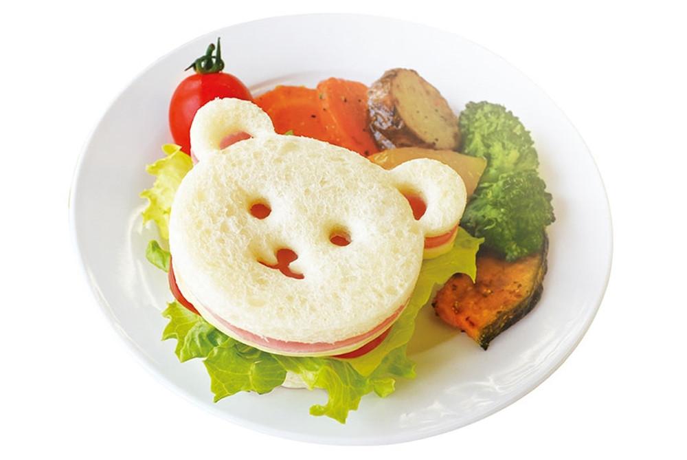 곰돌이 샌드위치 모양틀 쿠키틀 도시락꾸미기 유아식