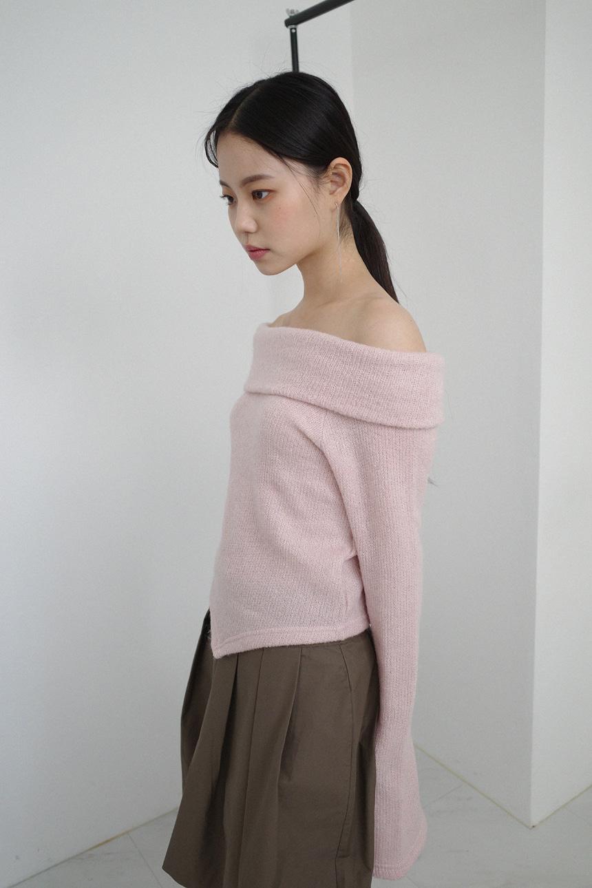 소피 오프숄더 니트 (3color)