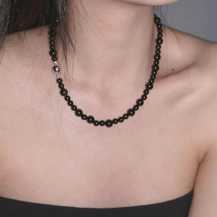 MIX ONYX NECKLACE