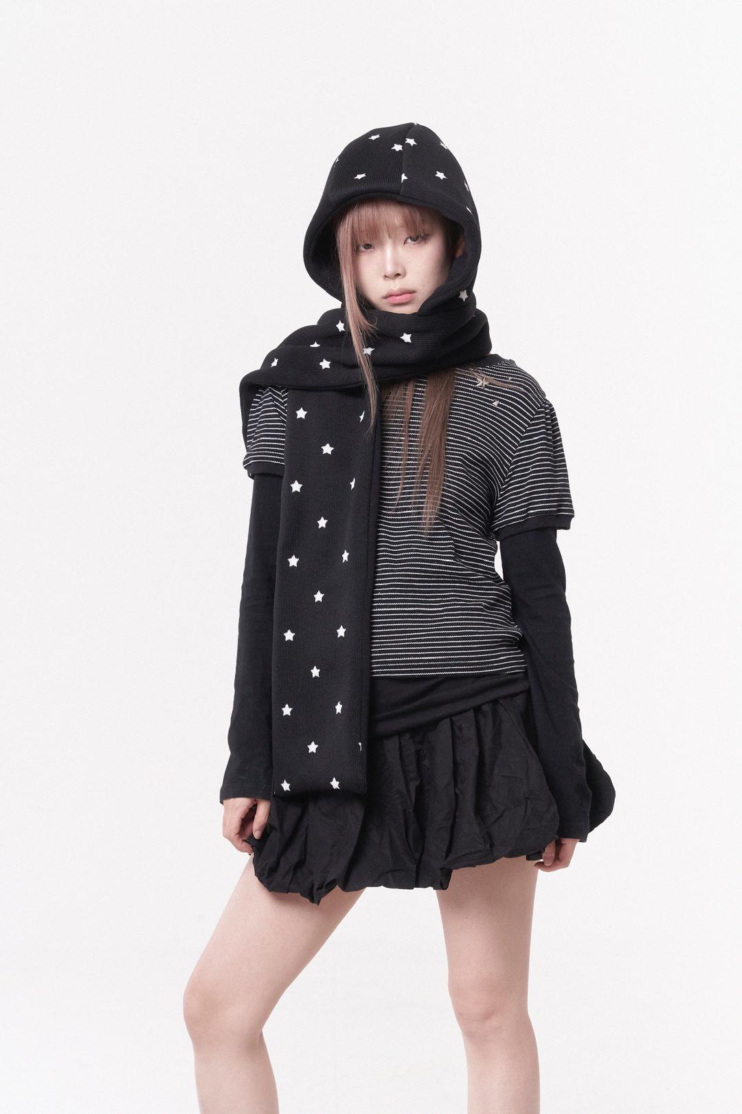 Star reversible hood muffler