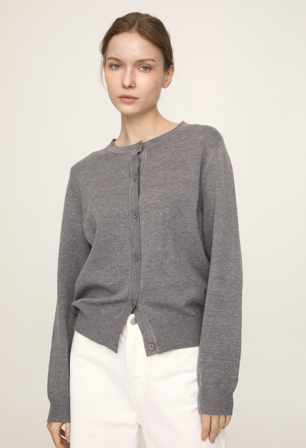 Basic cashmere-blend cardigan / 2사이즈 추가