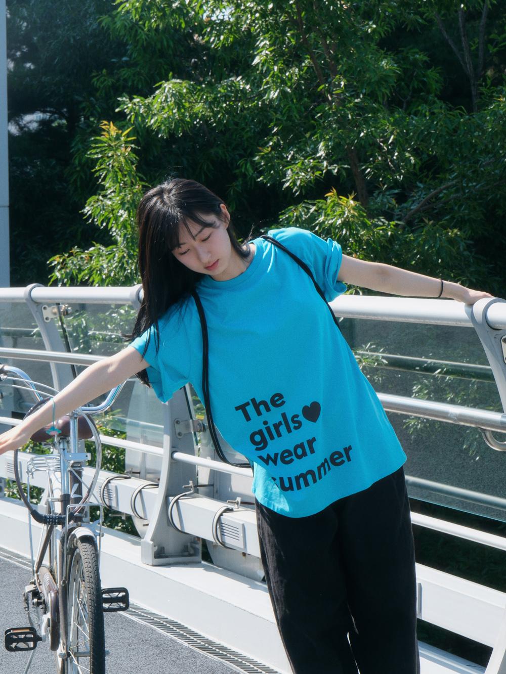 Girls wear summer T-shirt - Mint (걸즈 웨어 썸머 티셔츠 민트)