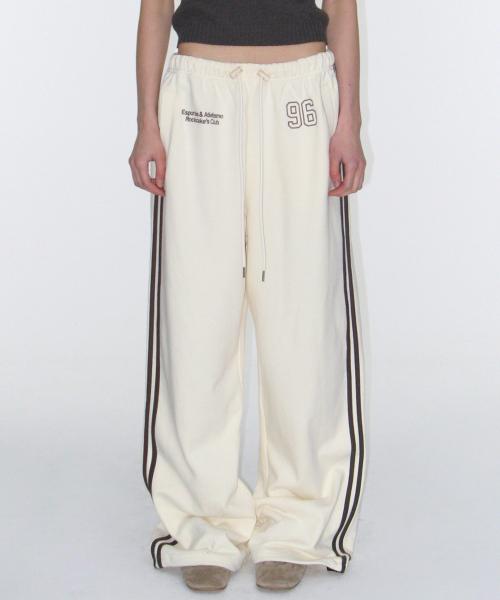 96 Track Line Jogger - Cream