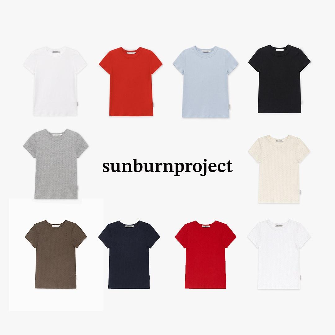 ★25SS新作★SUNBURNPROJECT★Sunburn Two-way Overfit T-shirt ☆25SS新作☆SUNBURNPROJECT☆Sunburn Two-way Overfit T-shirt