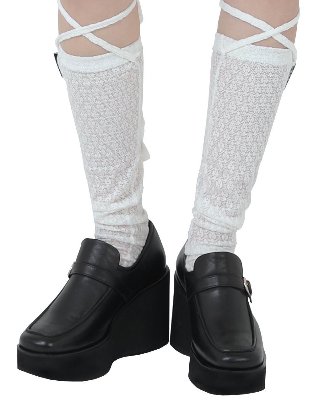 SQUARE SHOES BLACK