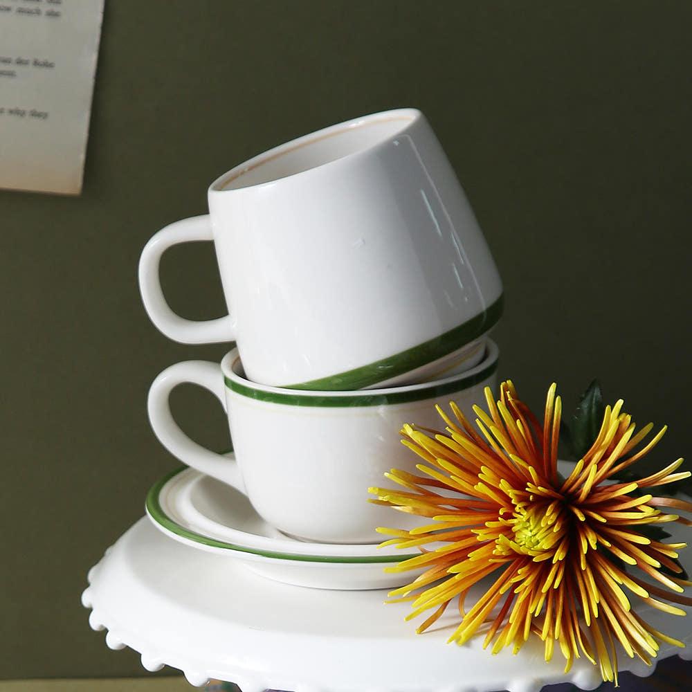 [공식수입원] 시라쿠스 메이플 머그컵 머그커피잔 도자기잔 코지그린