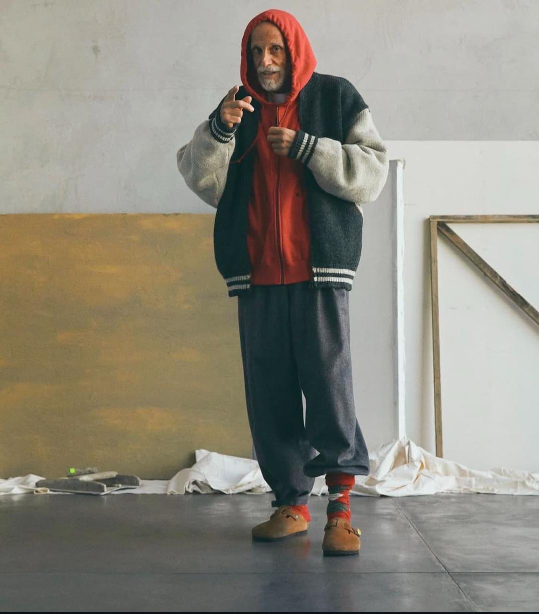 Refomed 스타디움 카우친 니트 자켓  | 후루츠패밀리