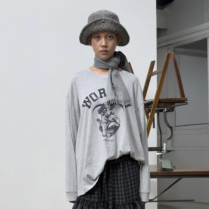 WORKER PET CLUB LONG SLEEVE (GRAY)