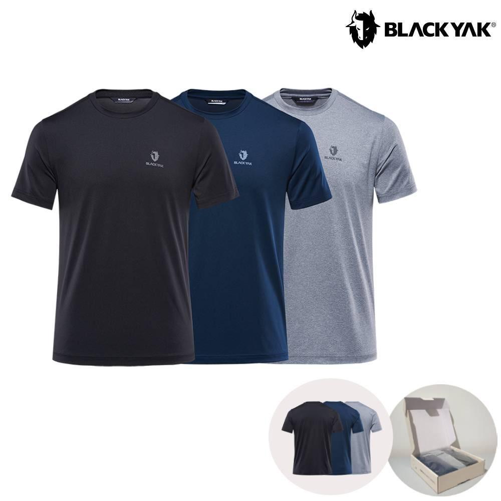 블랙야크 공용 흡한속건 기능성 3장 세트 티셔츠 B트리플라운드S 1BYTSF4