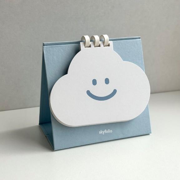 [스카이폴리오] 2025 구름 캘린더 (탁상형)