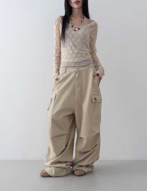 lace halter layered set tee