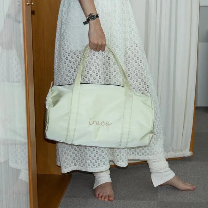 logo duffle bag_lemon
