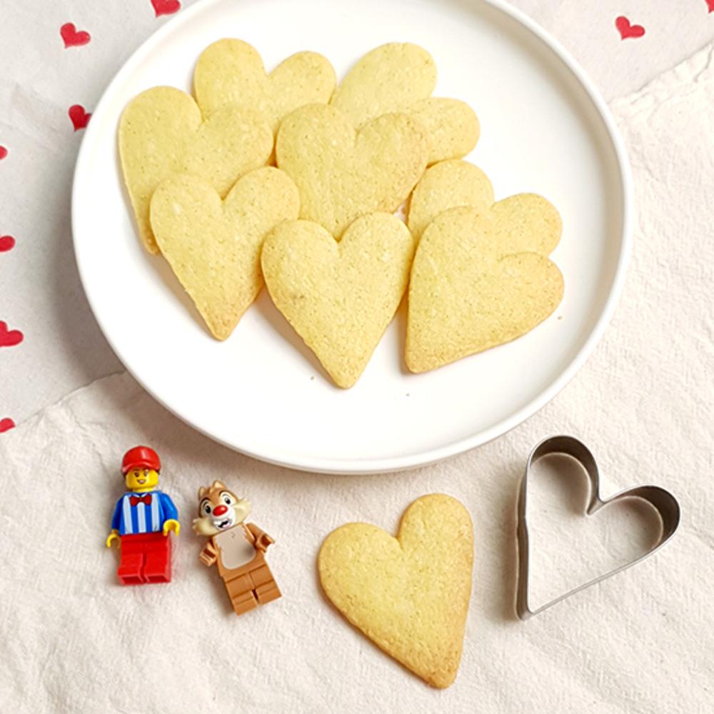 뾰족 하트 쿠키커터 - 사랑 메세지 발렌타인 쿠키틀 모양 틀
