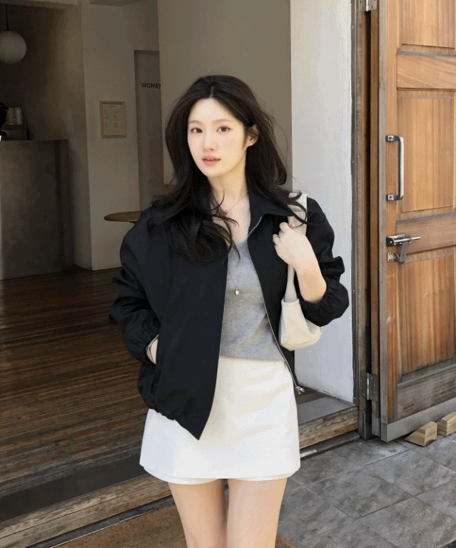 베뉴 블루종 봄버 자켓