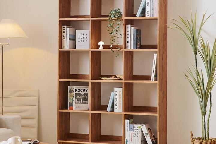 세컨하우스 원목 오픈 책장 3x5 1200_J262