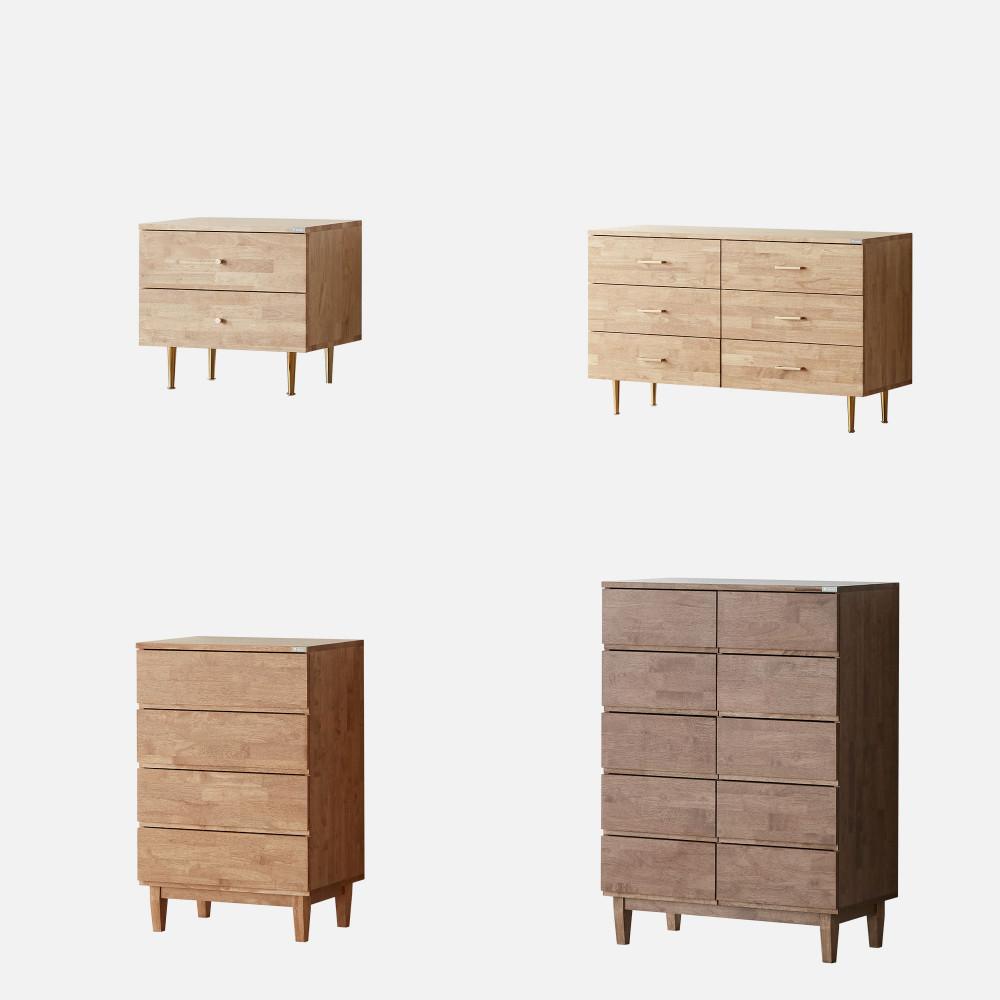 원목 서랍장 2단 3단 4단 5단 400 600 800 1200 와이드 미니 드레스룸 서랍