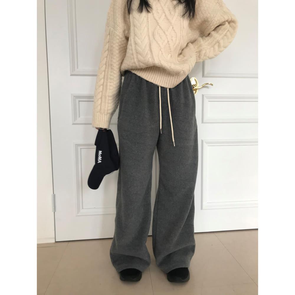 Fleece banding pants (4color) 후리스밴딩팬츠 플리스츄리닝