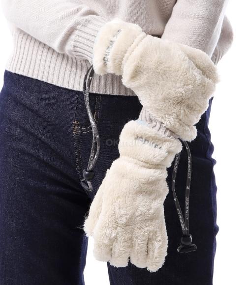 [AND WANDER]High Loft Fleece Glove - Off White (5744987352-031)