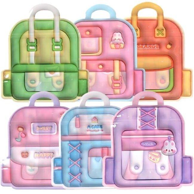 [예스24] 백팩 지퍼백(디자인랜덤) 10개입