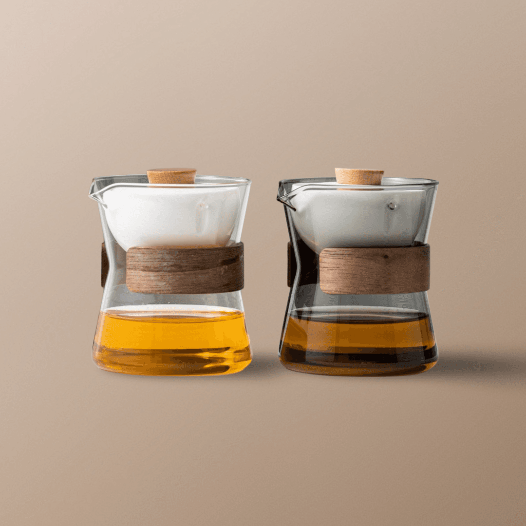 [Black Friday SALE]“Vortex” - Heat-Resistant Glass Teapot with Rotating Strainer