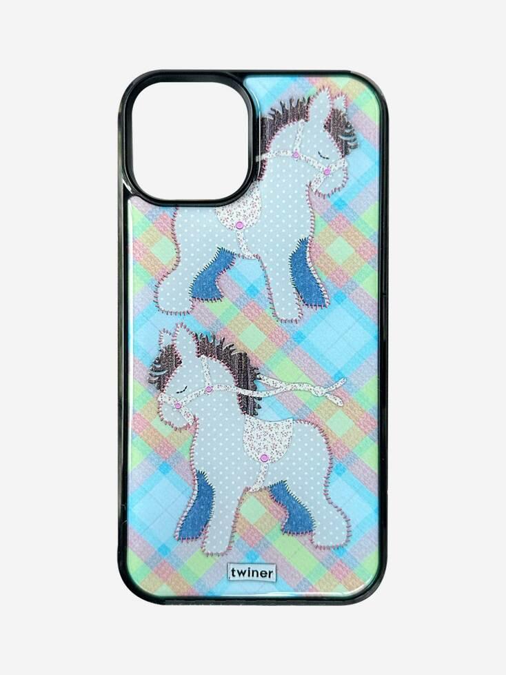 Pony patchwork phone case [Epoxy]