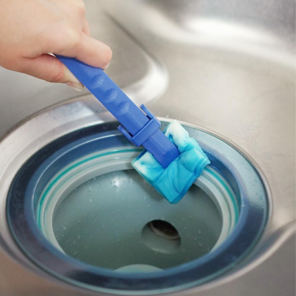 [1개세트/12매] 블랑코클리닝 싱크대청소 배수구 하수구 세제 일회용 싱크대이지클리너