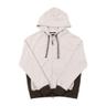 COLORING RAGLAN HOODIE ZIP UP (BEIGE/BROWN)